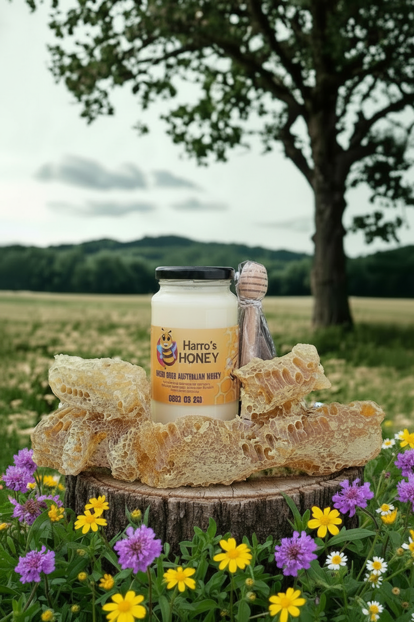 Harro's Honey Creamed Honey - Tall Portrait